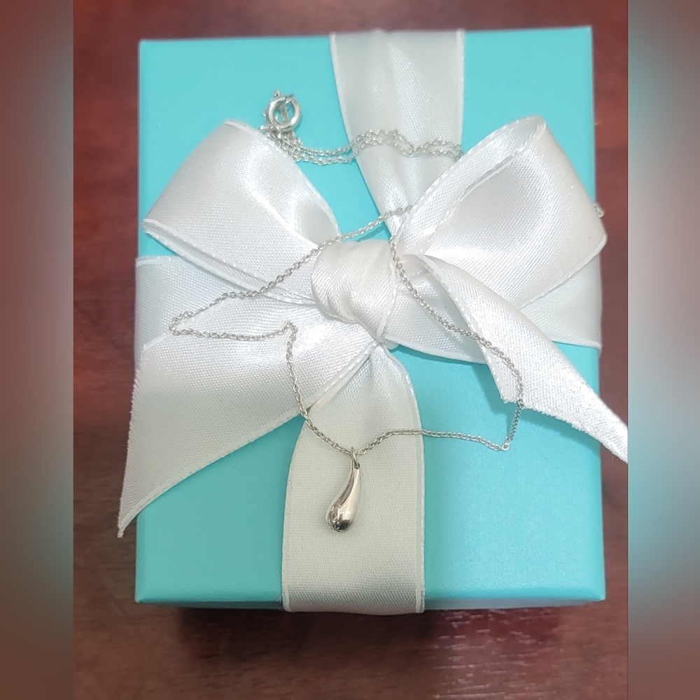 🎁Gifting Condition🎁 Tiffany & Co Elsa Peretti Teardrop 16" Necklace